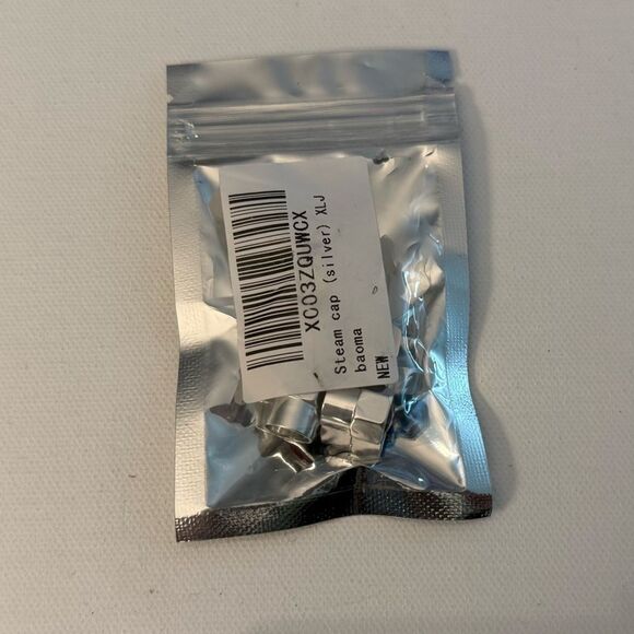BMW Valve Stem Caps in Silver Set of 5 NWT - Picture 4 of 4